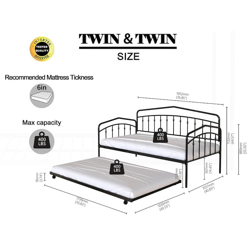 Lit de repos polyvalent et élégant avec option couchage supplémentaire pour plus de confort