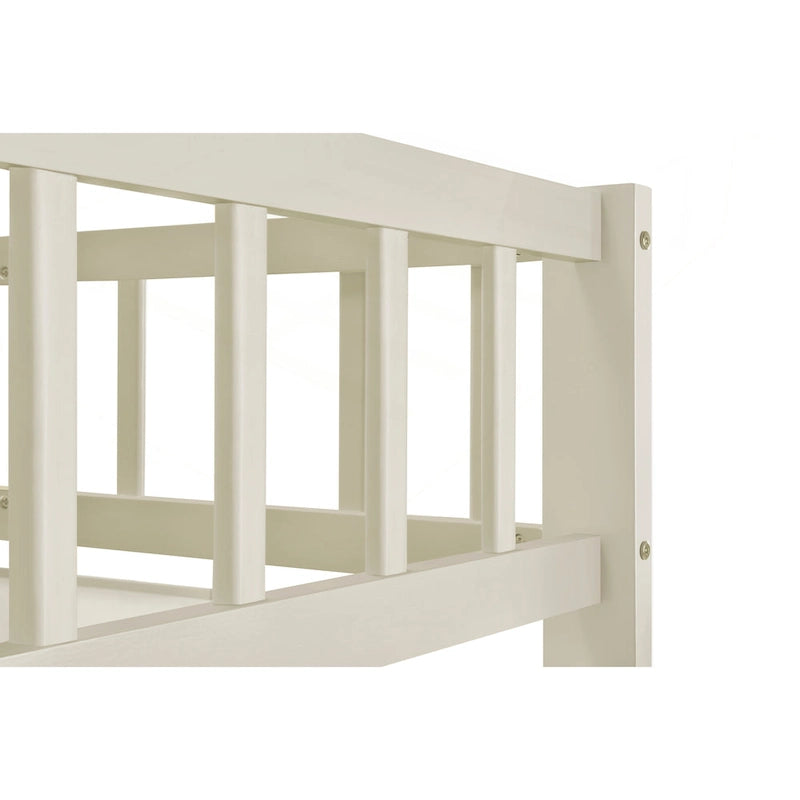 Lit superposé polyvalent avec escalier, rangement supplémentaire et caractéristiques de sécurité
