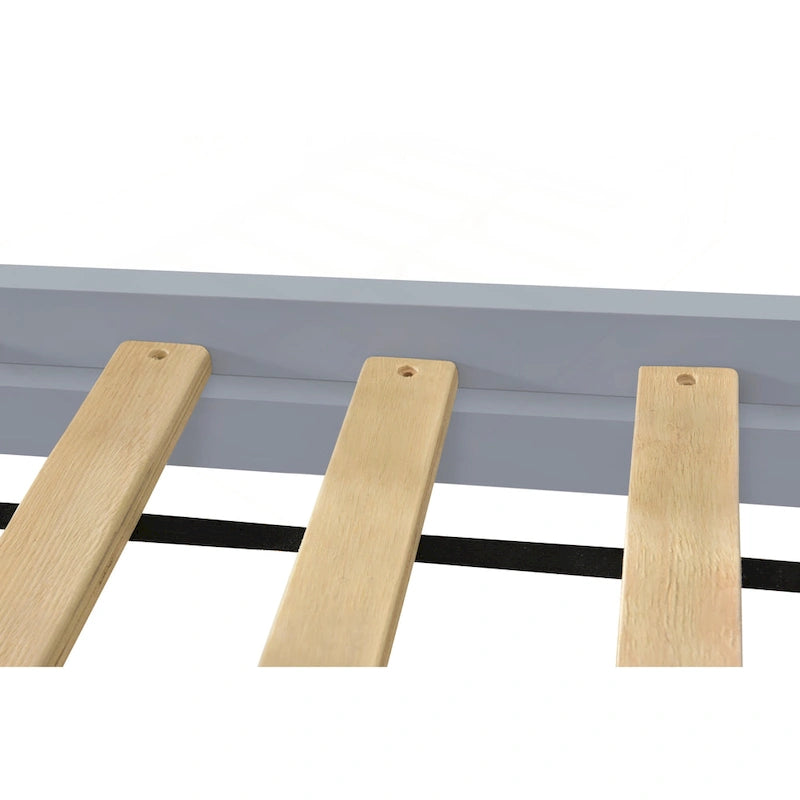 Lit superposé polyvalent avec escalier, rangement supplémentaire et caractéristiques de sécurité